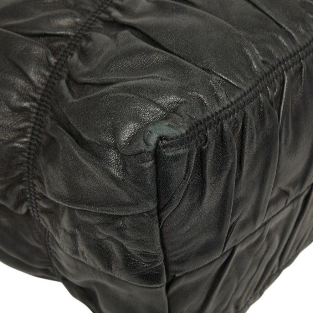 Prada Leather Gaufre Tote Bag Saffiano Black - Picture 7 of 11